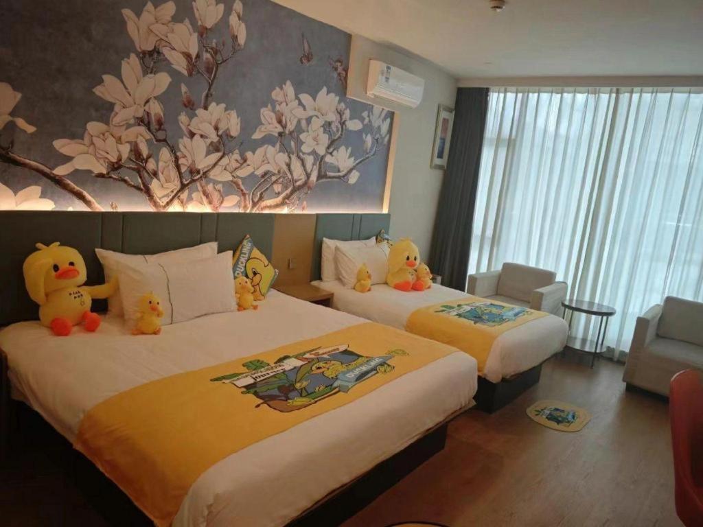 Magnotel Hotel Shanghai Railway Station Magnolia Plaza Bagian luar foto