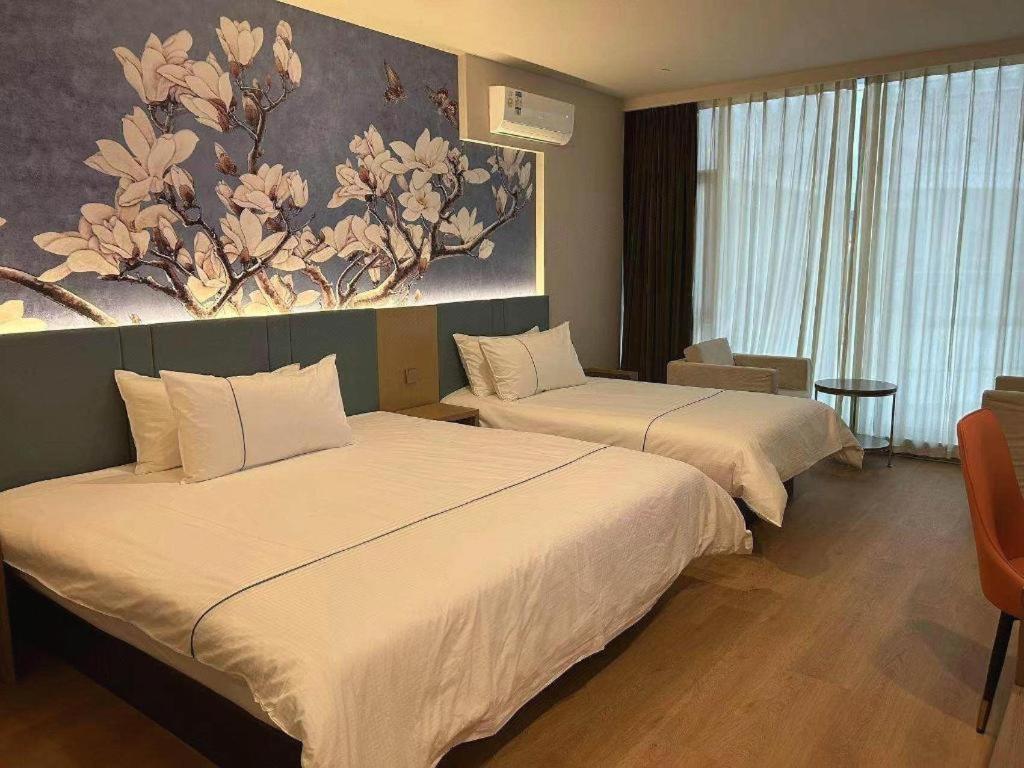 Magnotel Hotel Shanghai Railway Station Magnolia Plaza Bagian luar foto