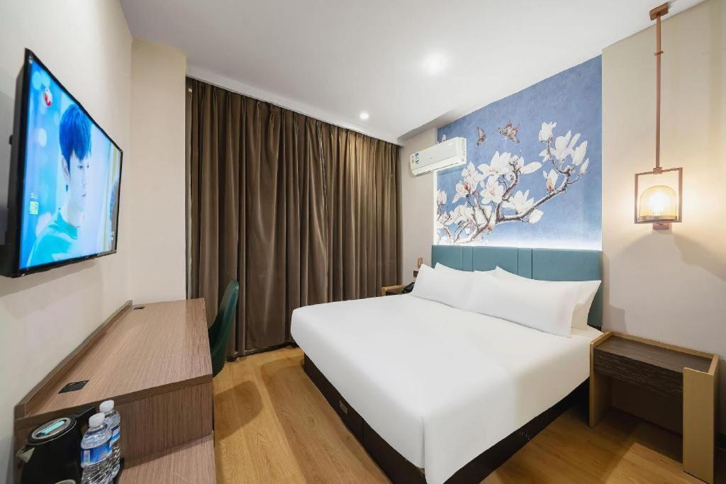 Magnotel Hotel Shanghai Railway Station Magnolia Plaza Bagian luar foto